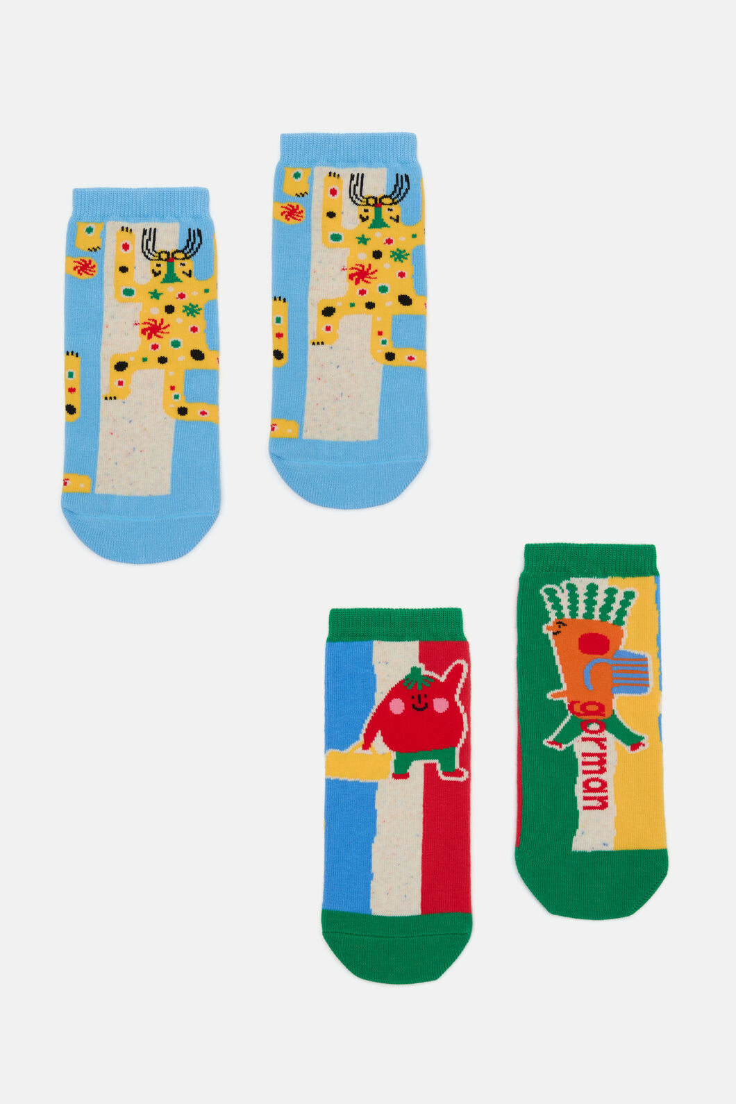 Gorman - Carnival stripe Kids Sock Pack - multi