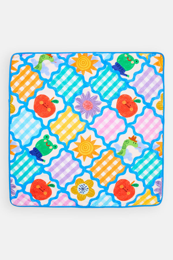 Gorman - Jumble Check Baby Towel - multi
