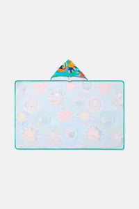 Gorman - Animal Stamp Baby Towel - green