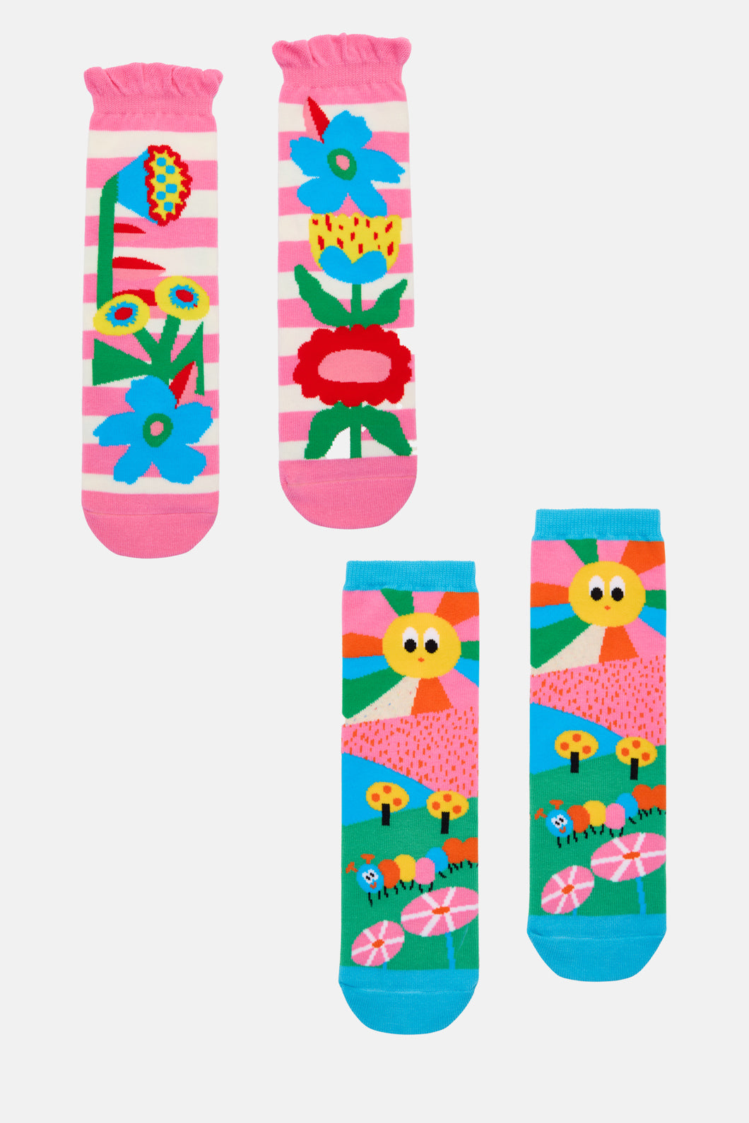 Gorman - Bold Floral Kids Sock Pack - multi