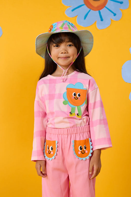 Gorman - Walking Daisy Kids Hat - pink