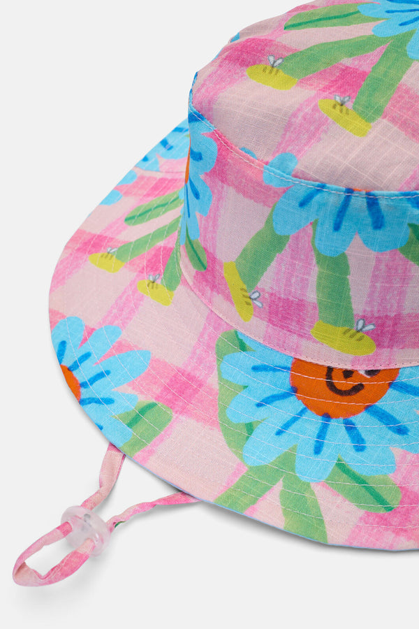 Gorman - Walking Daisy Kids Hat - pink