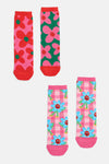 Gorman - Walking Daisy Kids Socks - pink