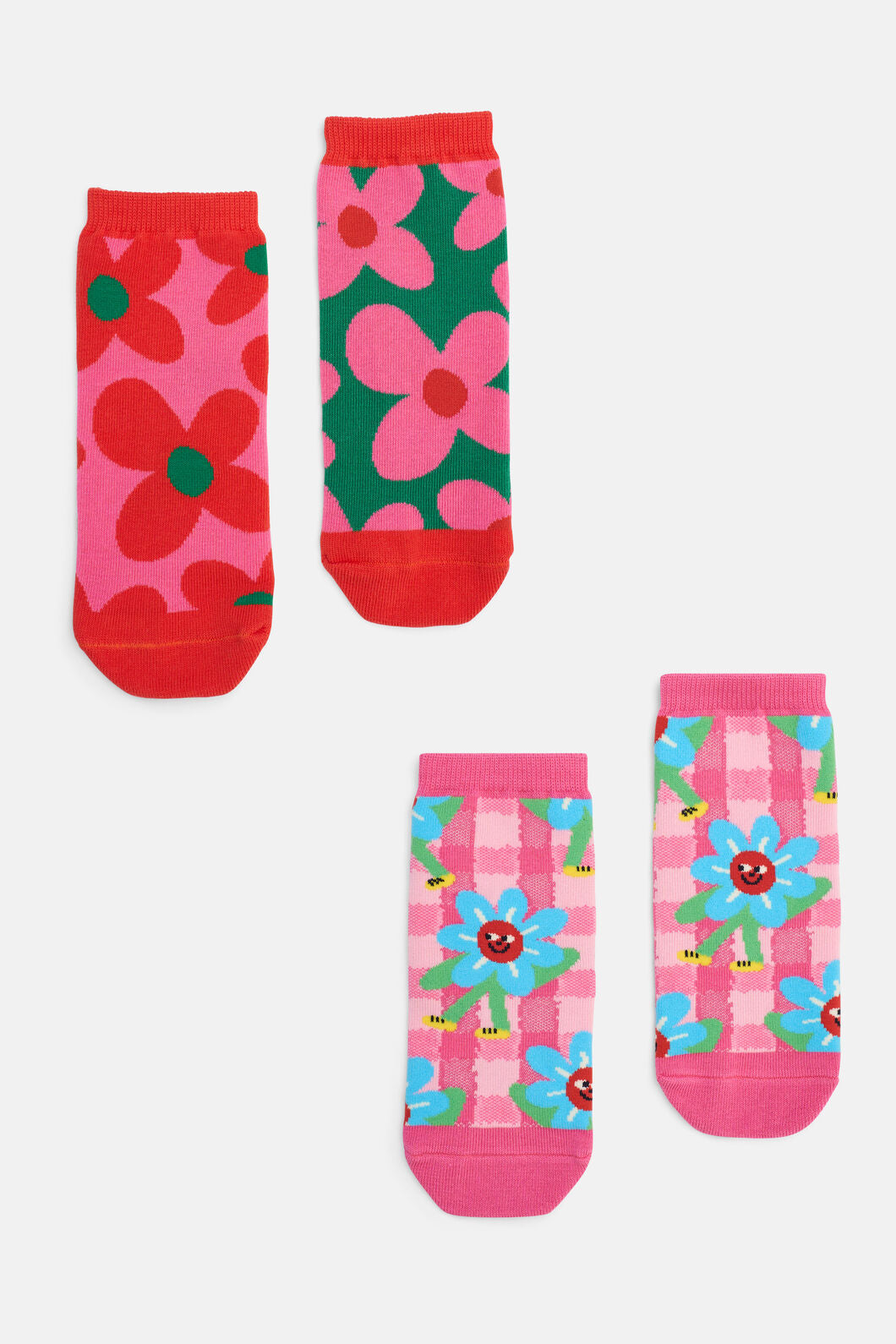 Gorman - Walking Daisy Kids Socks - pink