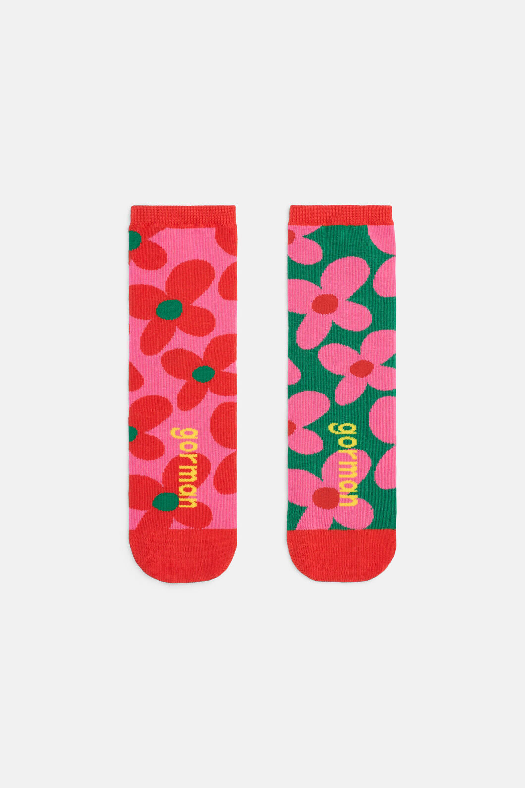 Gorman - Walking Daisy Kids Socks - pink