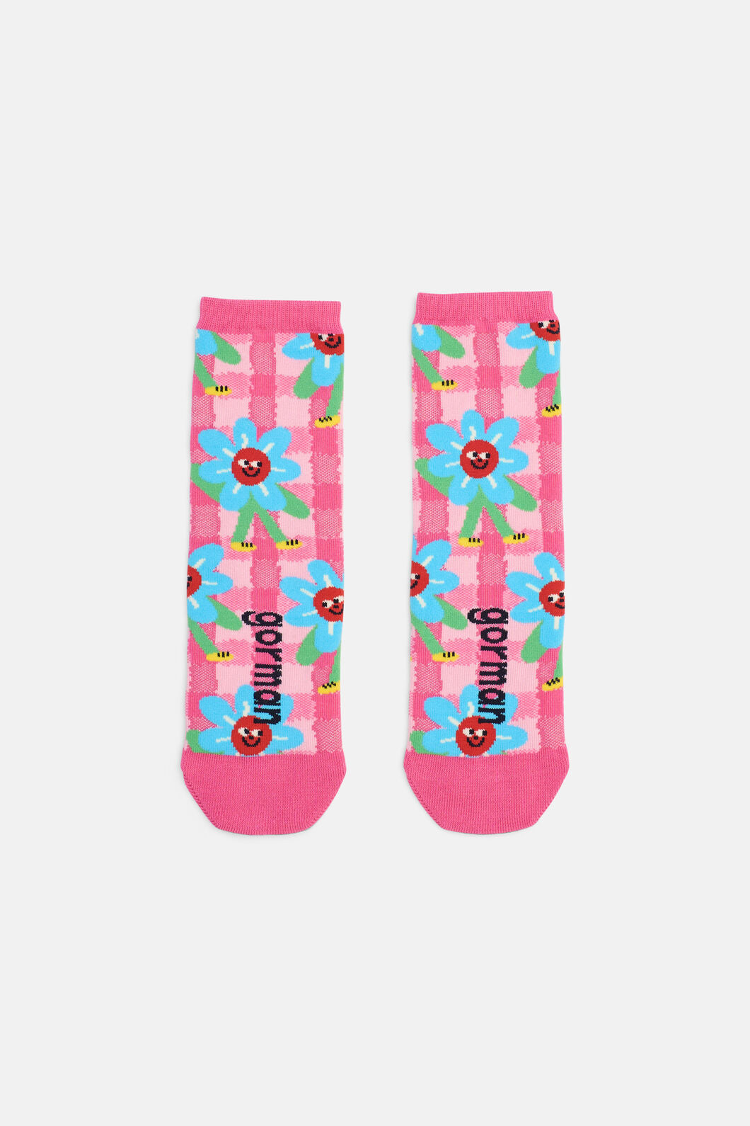 Gorman - Walking Daisy Kids Socks - pink