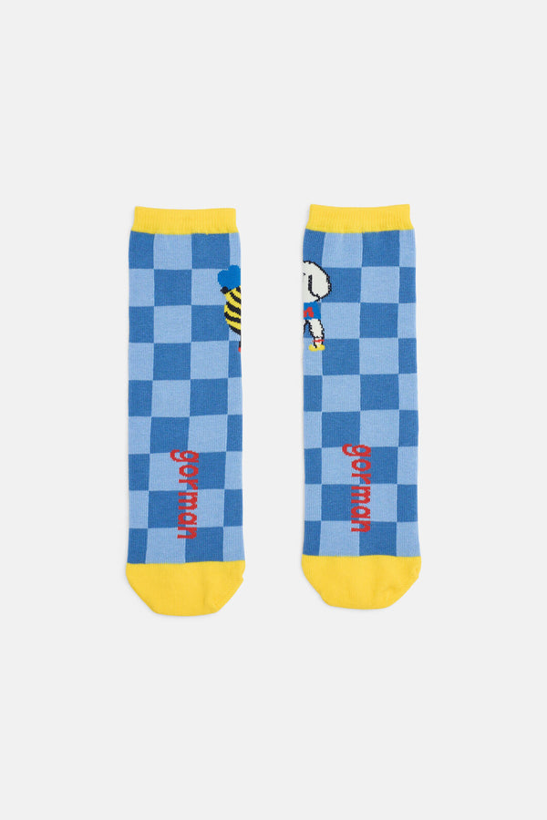 Gorman - Believe Check Kids Socks - multi