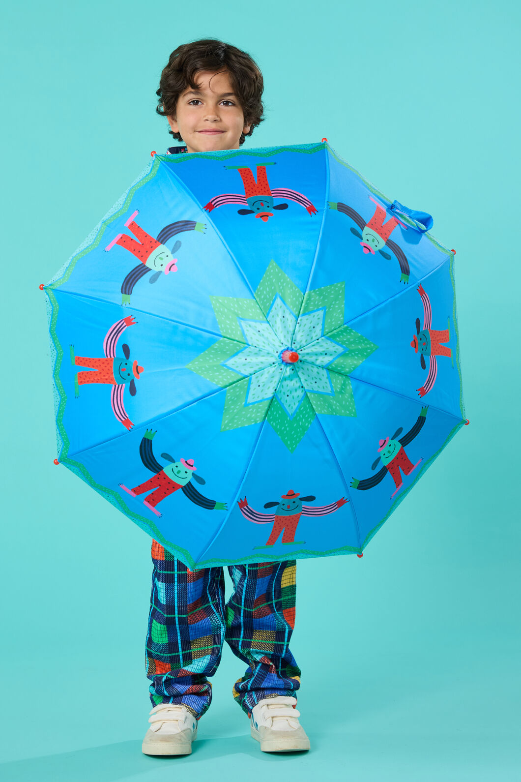 Gorman - Monster Play Kids Umbrella - blue