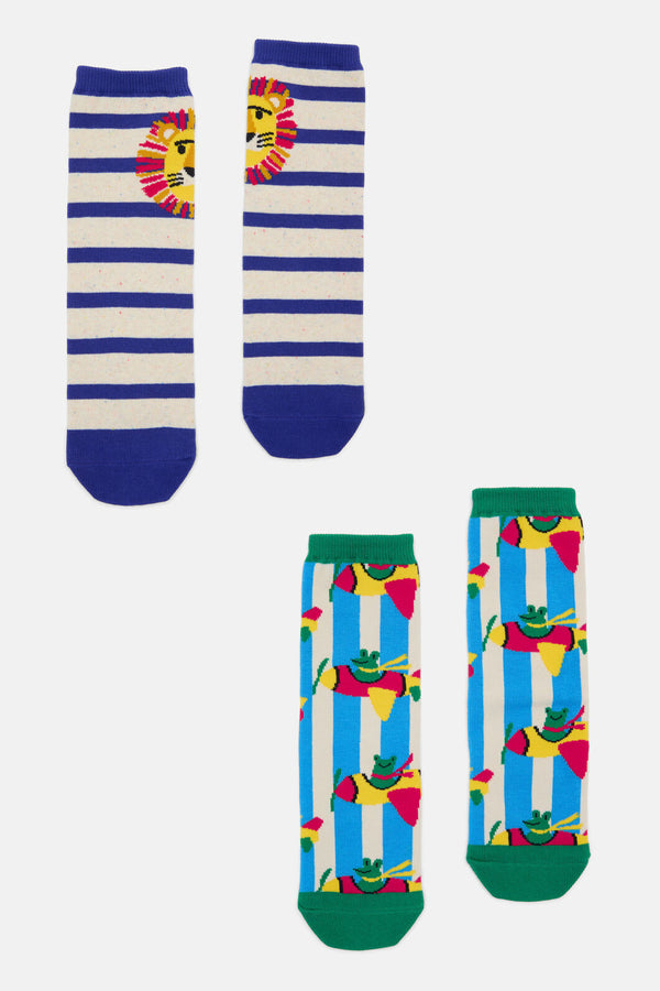 Gorman - Flying Frogs Kids Socks - multi