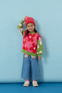 Gorman - Spotty Floral Kids Beanie - multi