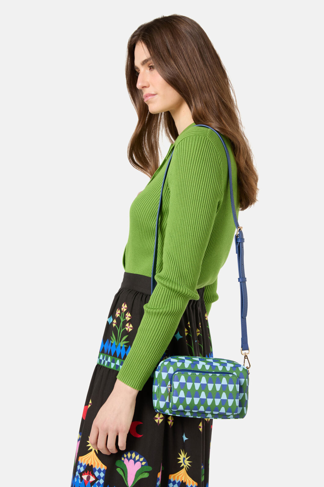 Gorman - Luna Cirque Dbl Crossbody Bag - print