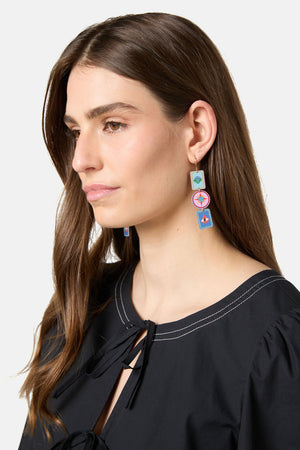 Gorman - Luna Cirque Multi Drop Earring - multi