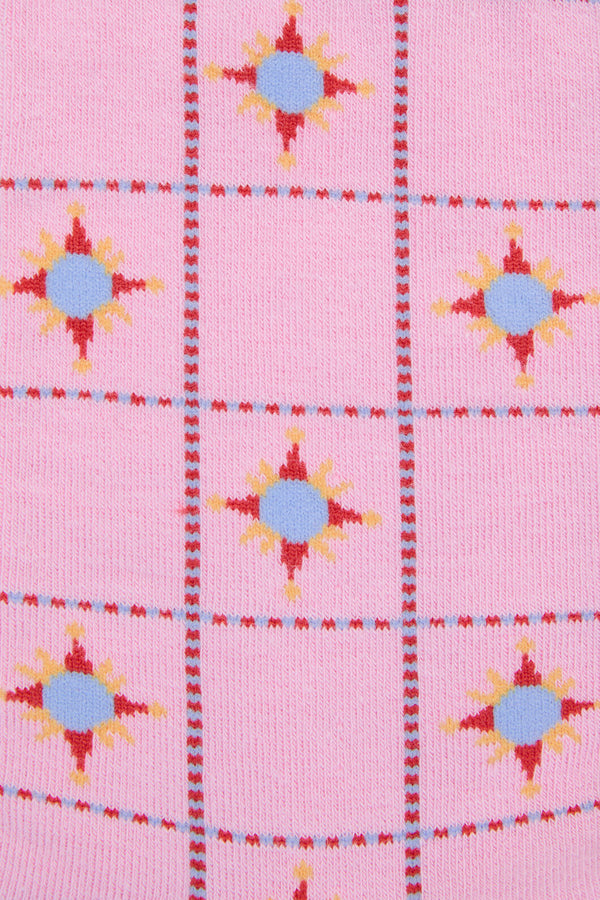 Gorman - Luna Cirque Grid Motif Socks - multi