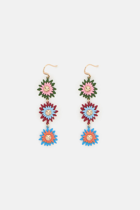 Gorman - Parade Flower Drop Earring - multi