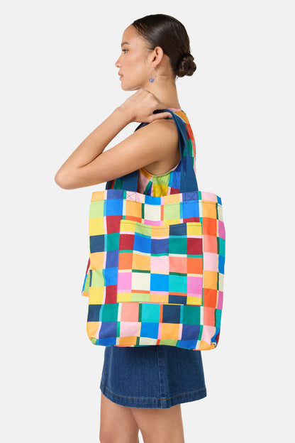 Gorman - Rhapsody Check Tote Rhapsody C - print