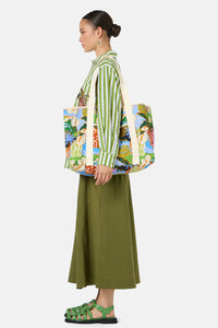 Gorman - Natural Form Beach Tote - print