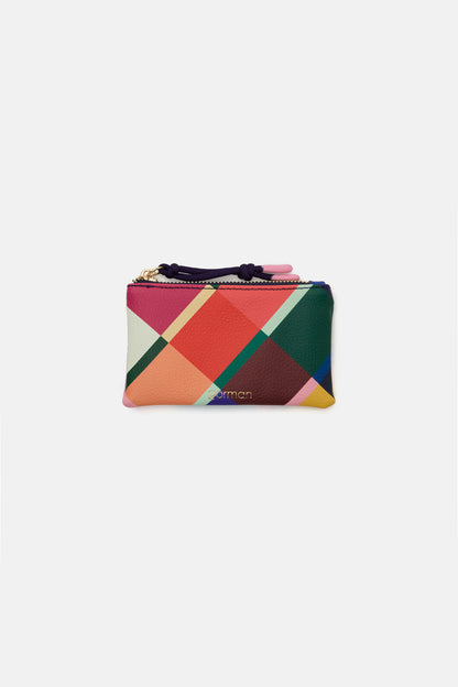 Gorman - Rhapsody Check Purse - print