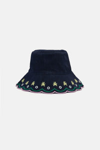 Gorman - Greta Scallop Edge Bucket Hat - print