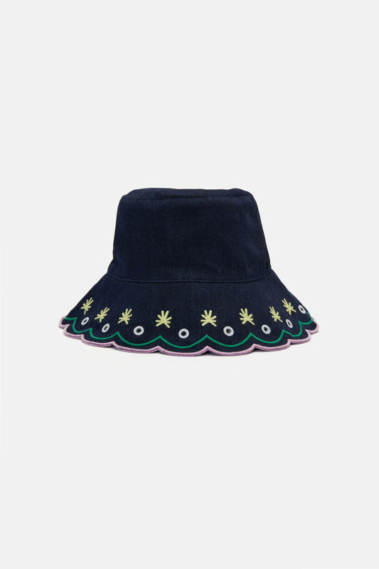Gorman - Greta Scallop Edge Bucket Hat - print