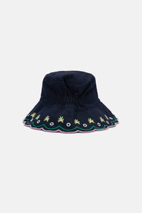 Gorman - Greta Scallop Edge Bucket Hat - print