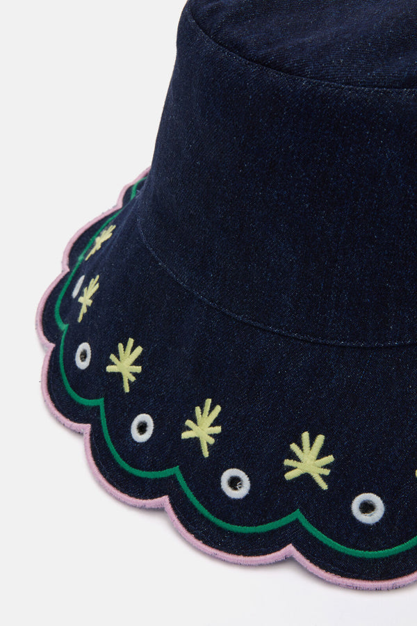 Gorman - Greta Scallop Edge Bucket Hat - print