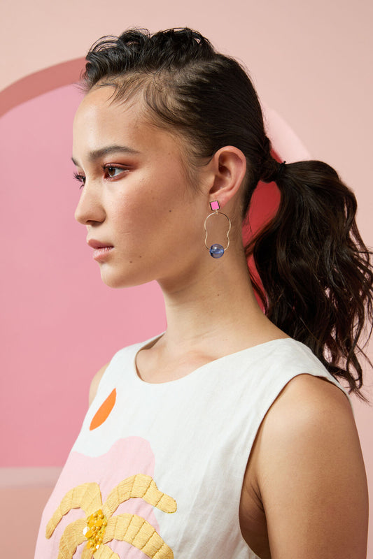 Gorman - Hibiscus Earring - multi