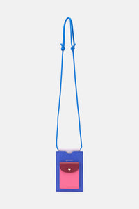 Gorman - Blue Colour Block Phone Bag - blue