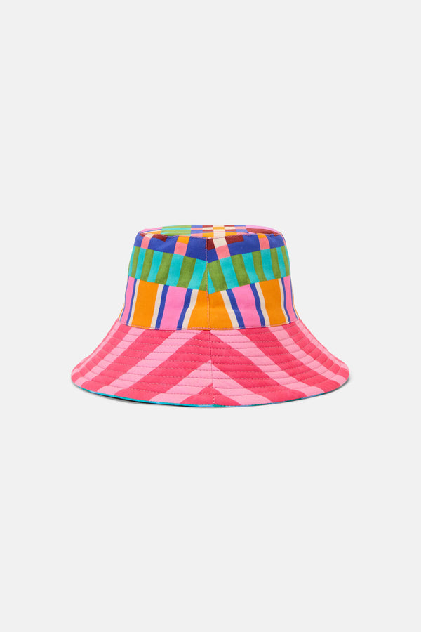 Gorman - Holiday Stripe Bucket Hat - print