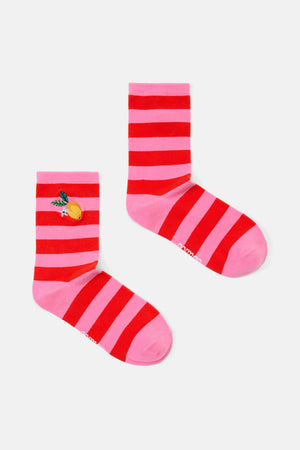 Gorman - Lemonade Stripe Crew S Sock - multi