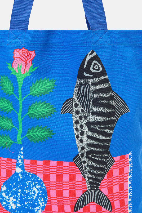Gorman - Gone Fishing Tote Bag - print