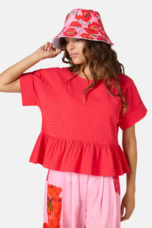 Gorman - Poppies Bucket Hat - print