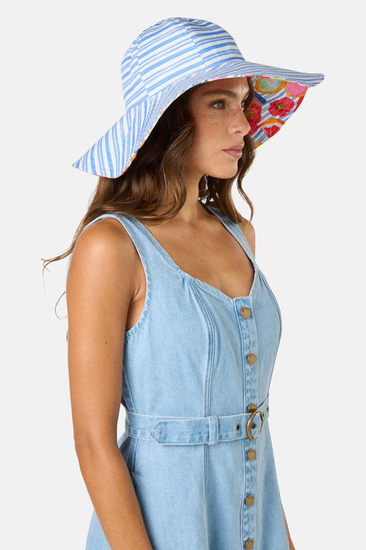 Gorman - Antipasto Floppy Hat - print