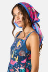Gorman - Mermaids Multi Wear Scarf - print