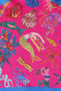 Gorman - Mermaids Multi Wear Scarf - print