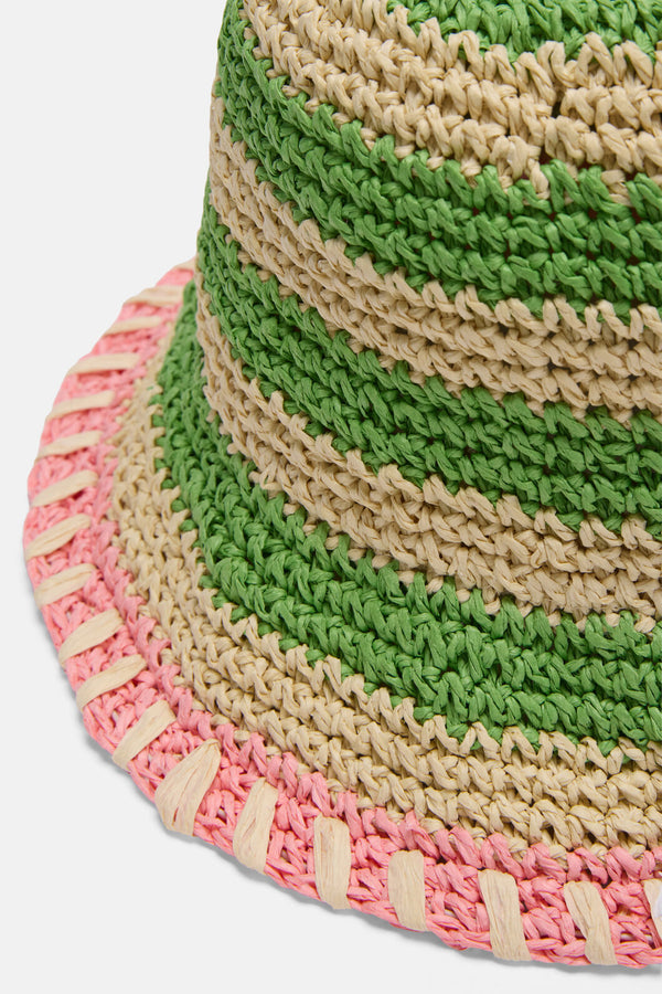 Gorman - Two Tone Yellow Bucket Hat - green