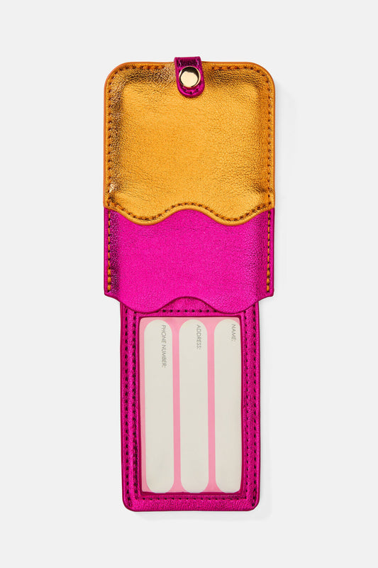 Gorman - Wavy Luggage Tag - orange
