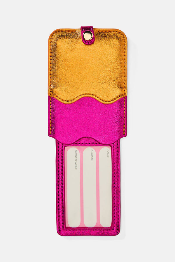 Gorman - Wavy Luggage Tag - orange