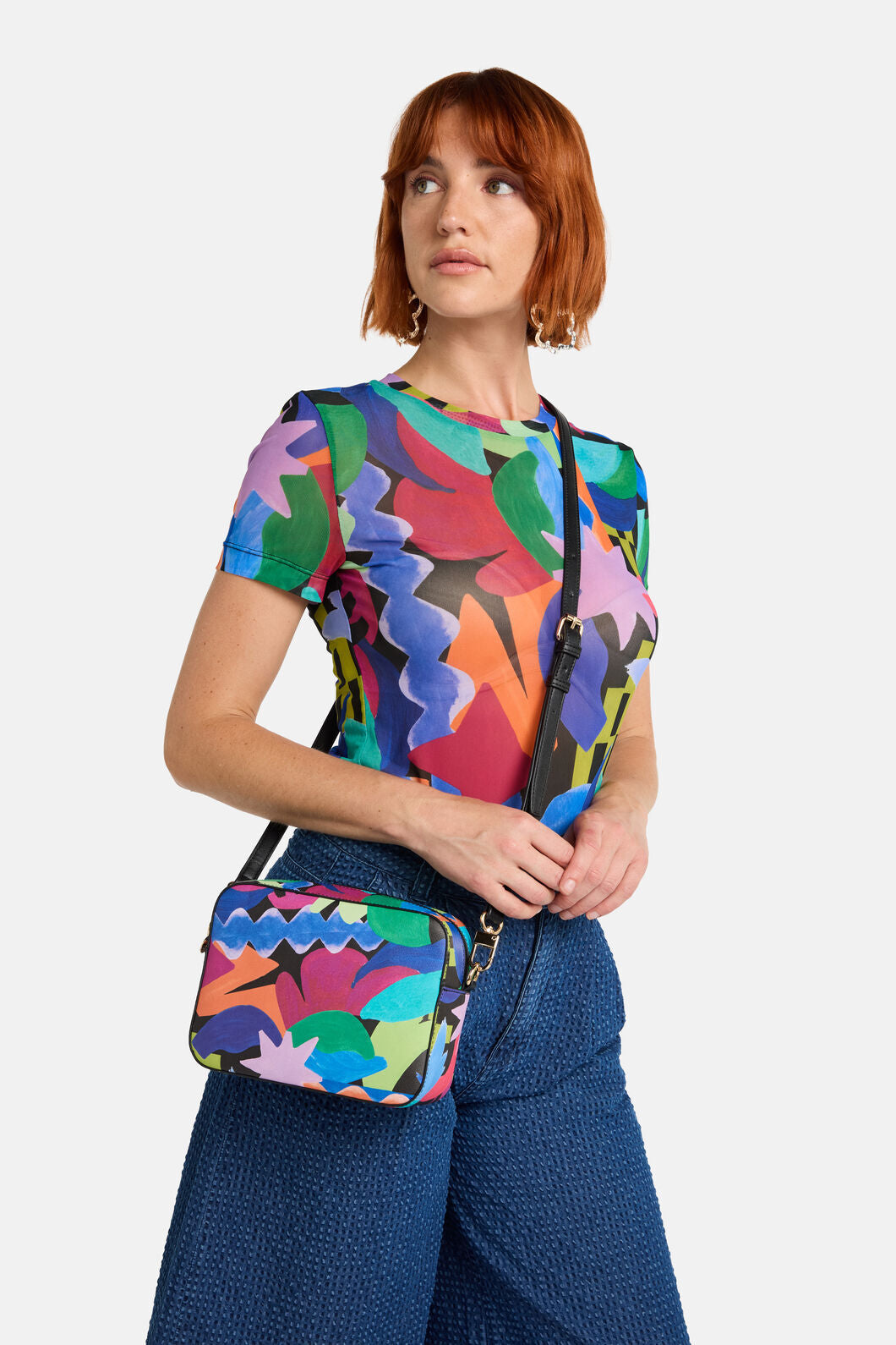 Gorman - Tangled Tropical Crossbody Bag - print