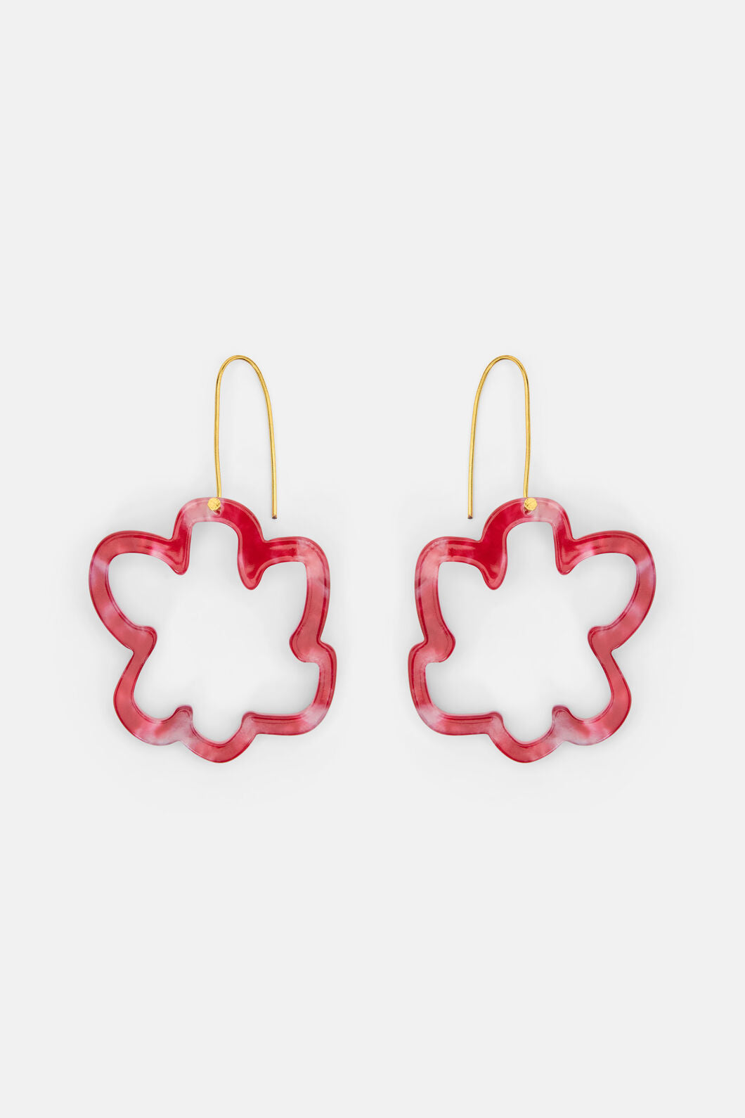 Gorman - Mega Daisy Earrings Orange - red