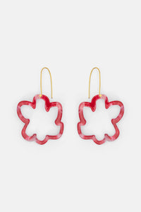 Gorman - Mega Daisy Earrings Orange - red
