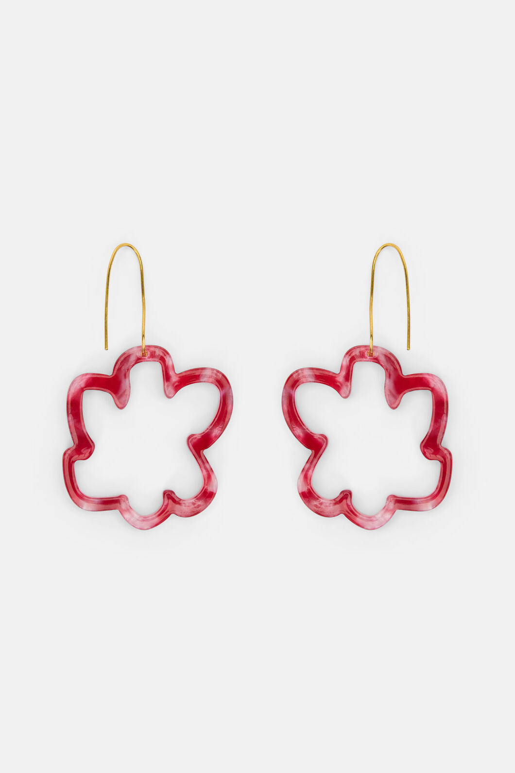 Gorman - Mega Daisy Earrings Orange - red