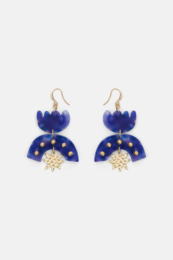 Gorman - Tropic Star Earrings - blue