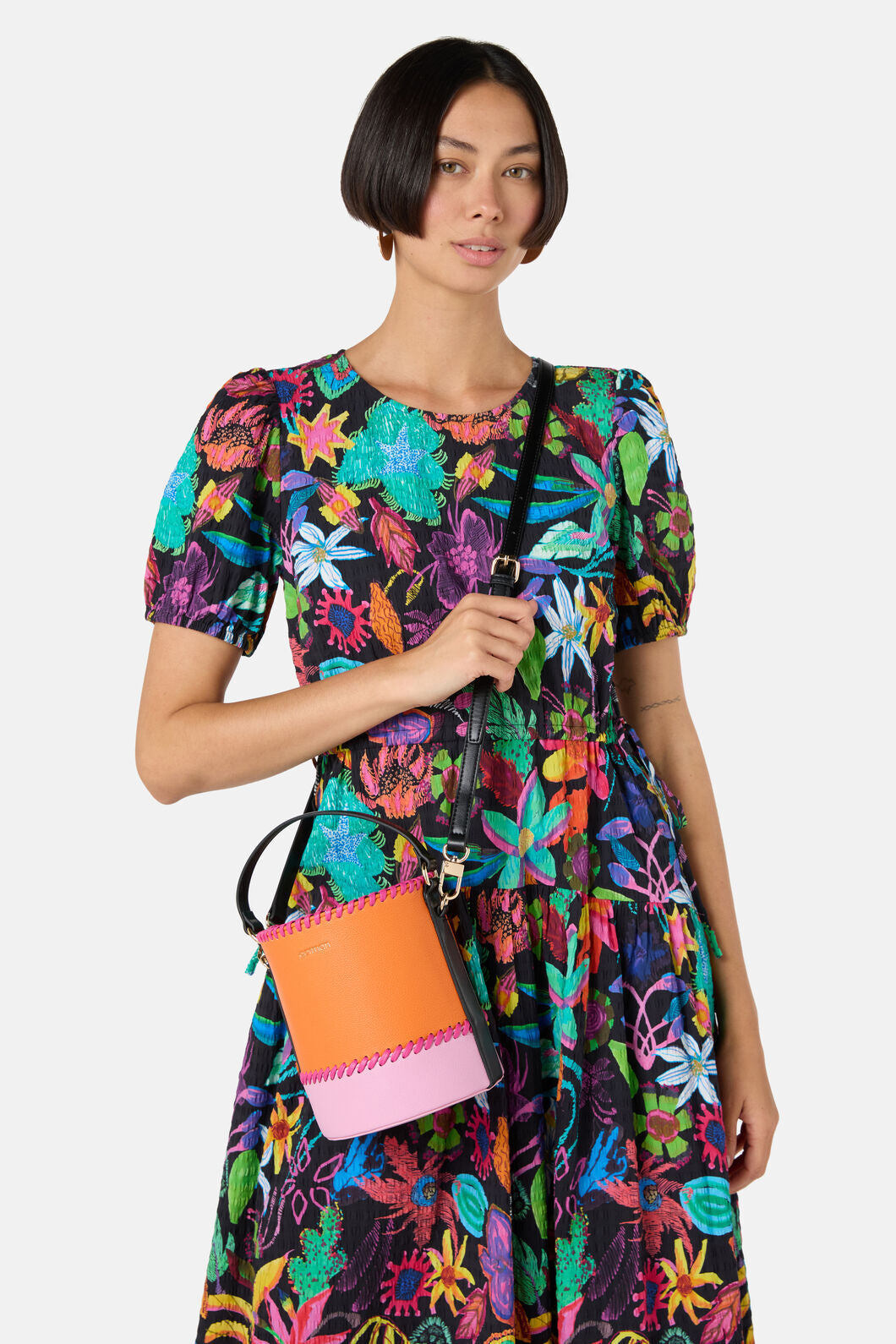 Gorman - Paloma Bucket Bag - orange-pink