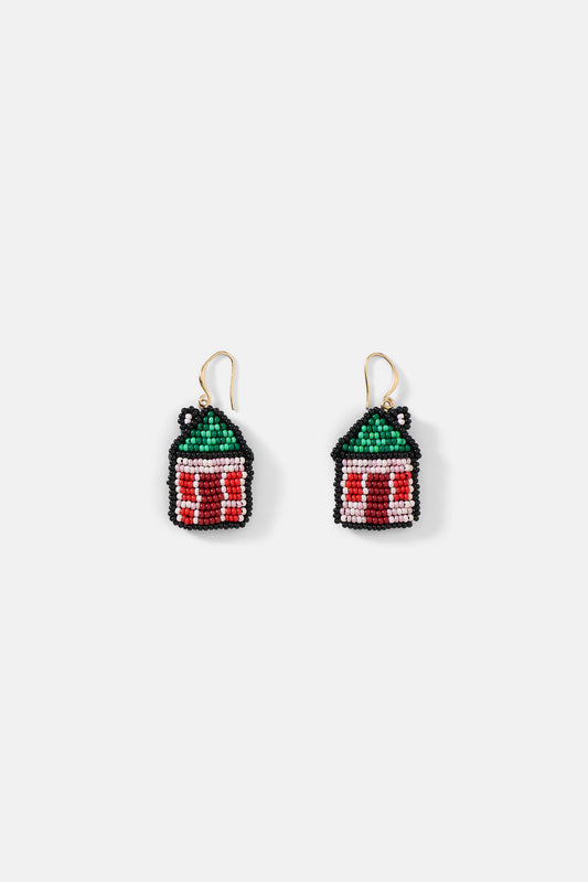 Gorman - Little House Beaded Earrings - multi