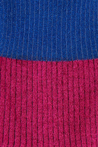 Gorman - Macey Rib Lurex Fuchsia Crew W - multi