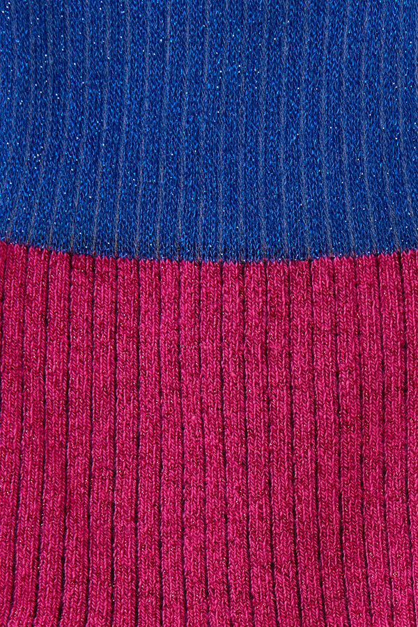 Gorman - Macey Rib Lurex Fuchsia Crew W - multi