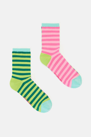 Gorman - Linea Stripe Crew Sock W - multi
