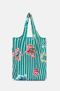 Gorman - Abstract Flower Packable Tote - print