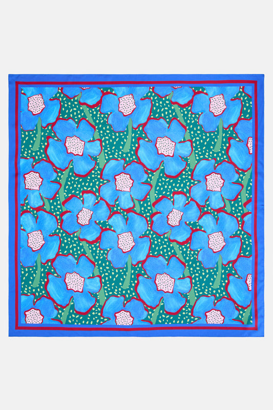 Gorman - Seedlings Square Scarf - print