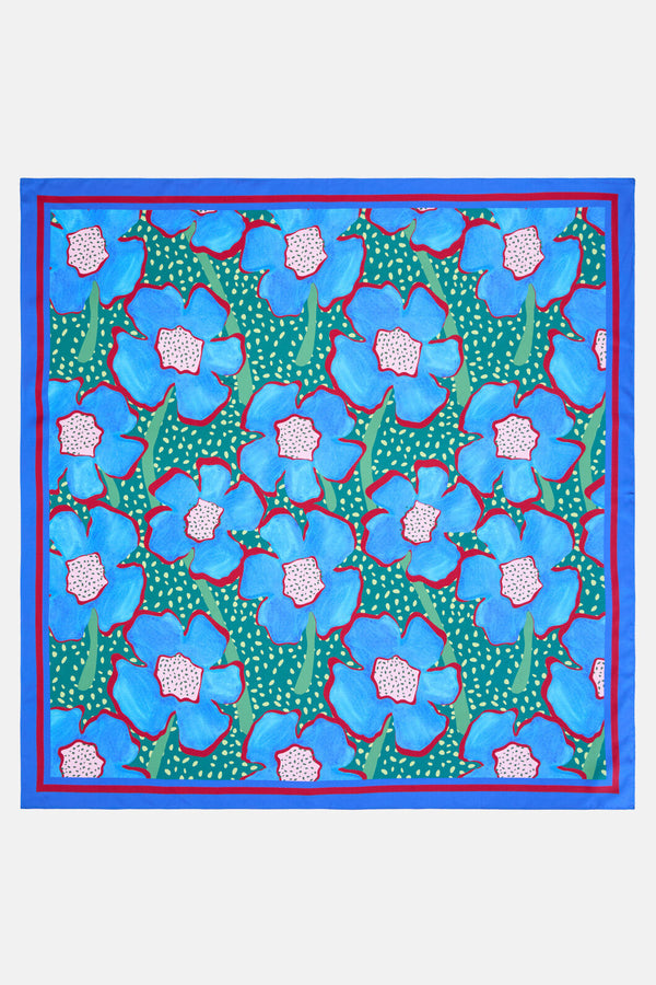 Gorman - Seedlings Square Scarf - print